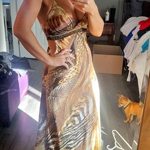 Gorgeous animal print gown
